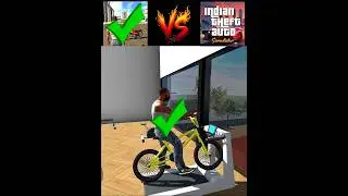 Franklin Cycle Driving 😱 Indian Theft Auto vs indian bikes driving 3d #indianbikedriving3d #shorts