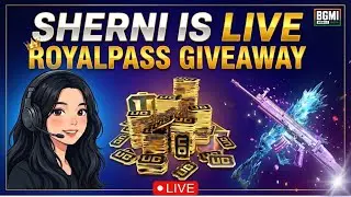 TEAMCODE | ROYALPASS GIVEAWAY | BGMI LIVE💞 WITH SHERNI | IQOO NEO 10💖 #bgmi  #girlgamer #shorts
