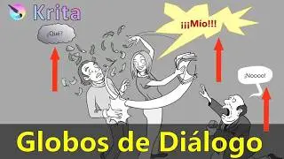 C&oacute;mo Hacer Globos de Di&aacute;logo para C&oacute;mics y Vi&ntilde;etas con Krita : Tutorial para Bocadillos de Texto