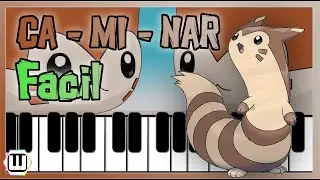 CAMINAR Pokemon | Tutorial Piano FACIL | Furret Walk