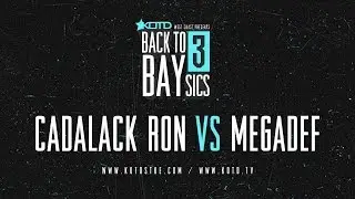 KOTD - Rap Battle - Cadalack Ron vs Megadef | #GZ