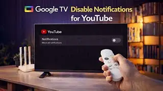 Disable Notifications for YouTube on GOOGLE Tv | Stop YouTube Notifications