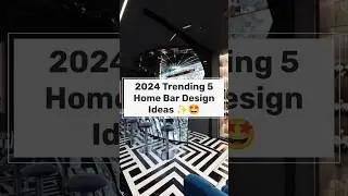 2024 Trending 5 Home Bar Design Ideas ✨🤩#shorts #trending #video #viral #interiordesign #bar #design