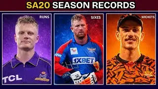 SA20 Season - Wise Records You Won’t Believe 🤯