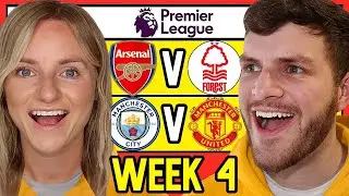 PREMIER LEAGUE WEEK 4 PREDICTIONS