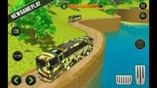 Army Bus Driver US Soldier Transport Duty - Offroad Driving Bus - Android GamePlay | G 4 GAME