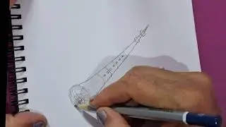 Shehnai Sketch Drawing | Indian Musical Instrument Pencil Art @rekhadixit3744 