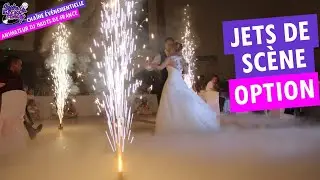 Jets de sc&egrave;ne pour un Mariage en Ouverture de Bal, Entr&eacute;e des mari&eacute;s, Pi&egrave;ce mont&eacute;e
