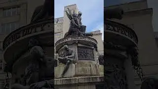Nelson Monument located in Exchange Flags, Liverpool, UK.🇬🇧