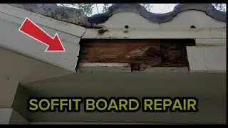 Repairing a Fascia Board Under the Roof