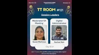 Day 15/21, TT Room #121, 29th January 2026