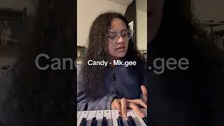 Learning! #mkgee #twostar #candy #altrnb #beginner #keyboard #cover #singer #rnbsinger #rnb #piano