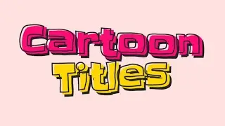 Cartoon Titles Premiere Pro Templates