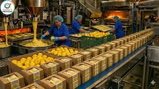 From Zesty Lemon Dough To Packaged Cookies | Inside A Lemon Cookie Factory (Full Process)