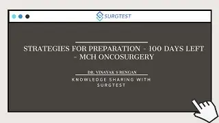 Strategies for NEET SS Preparation | 100 days left | Mch Oncosurgery