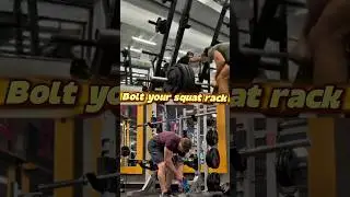 😳POV: BOLT YOUR SQUAT RACK🔩