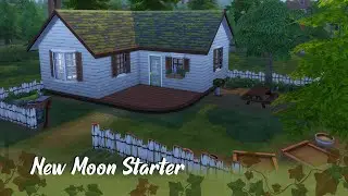 New Moon Starter | Sims 4 Speed Build - Base Game and Werewolves only