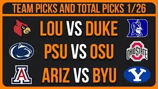 College Basketball Picks & Predictions Today 1/26/26 | NCAAB Picks Today