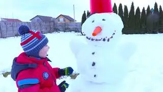 Learn The Alphabet With Snowman ABC Letter Fun in the snow PRETEND PLAY