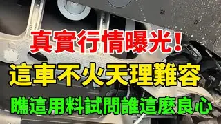 這車不火天理難容，瞧這用料試問誰這麼良心 #國產車 #國產車中的黑馬 #真實生活分享計畫 #用料扎實 #這車不火天理難容