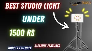 Amazon Basics LED Soft Light Panel | Best Budget Studio Light | Unboxing &  Review 💯