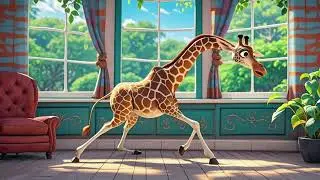 Giraffe Stretch Dance 2 🦒 | Fun Kids Dance & Sing-Along Song
