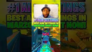 BEST AIM SETTINGS for WARZONE RIGHT NOW!