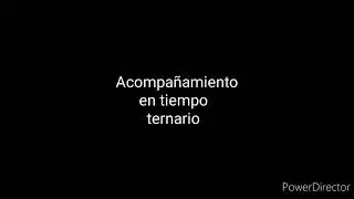 Acompa&ntilde;amiento en tipo de comp&aacute;s ternario