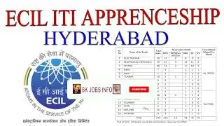 ECIL Apprentice Form 2021 || ITI ECIL Apprentice 2021 ||  Ecil apprentice vacancy 2021 online| II