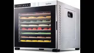 DEHYDRATOR Ivation 10 Tray Commercial Food Dehydrator Machine
