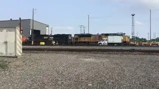 UP 8601 With NS/CN Power Leads Locomotive Houston,Tx