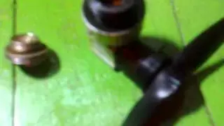 Motor de cilindro vertical.