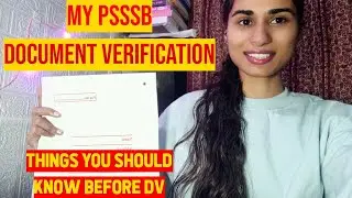 My psssb document verification experience. Important documents for DV #govtjob #psssb #dv #excise 