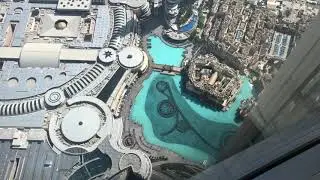 Burj Khalifa - Dubai from the 154th floor (585m above ground)