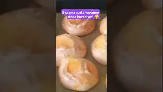 🔥ACELE YAPTIĞIM  PORTAKALLI ANNE KURABİYESİ ‼️YUMUŞACIK #youtubeshorts #ANNEKURABİYESİ #ASMR