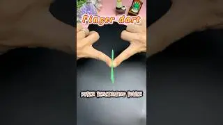 Finger darts!Super penetration!How to make a dart that is launched with your fingers? #handmade