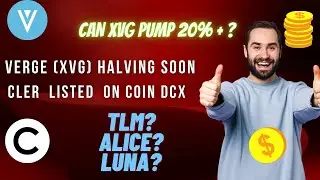 Xvg verge price prediction | Xvg halving 2022 | Coindcx new listing |CELR  Price Prediction | ALICE