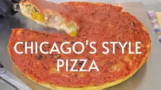 La pizza americana#pizzaamericana#chicago'spizza#pizzaripiena#pizzainteglia#alchimistapizzaiolo 