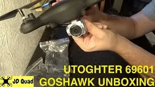 Видео распаковки дрона Utoghter 69701 Goshawk WiFi FPV