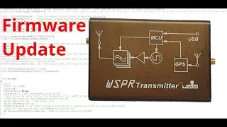 Firmwareupdate am Zachtek WSPR Transmitter