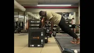 Full Elevated Plank Dumbbell Row