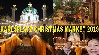 KARLSPLATZ CHRISTMAS MARKET 2019 | #ViennaAustria #KarlsplatzWeihnachtsmarkt2019