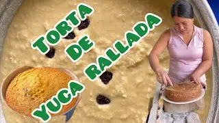Torta de yuca rallada