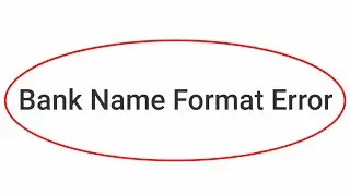 Bank Name Format Error Problem Solve In Dream11 Crown 11