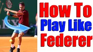 Play Tennis Like The Pros #1 - Roger Federer | Tennis Serve Lesson 🎾
