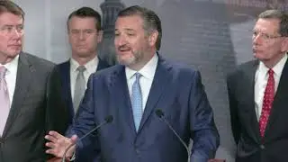 Senator Cruz holds a press conference on Iran