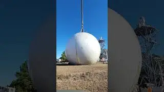 Radome Removal during the pedestal replacement for the Service Life Enhancement Program (SLEP)