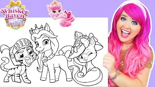 Coloring Whisker Haven Palace Pets Coloring Pages | Prismacolor Markers & Colored Pencils