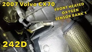 2007 Volvo CX70 oxygen sensor 242D front heated O2 sensor bank 1
