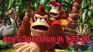 DKCR - Any% Speedrun in 1:33:10 